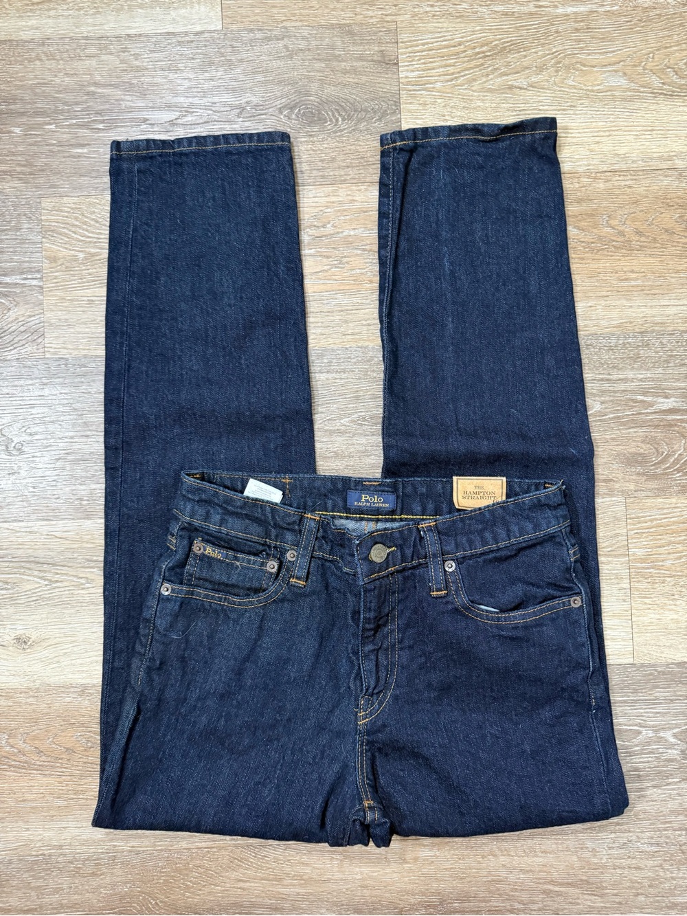 Polo by Ralph Lauren Men's Straight Dark Indigo Jeans